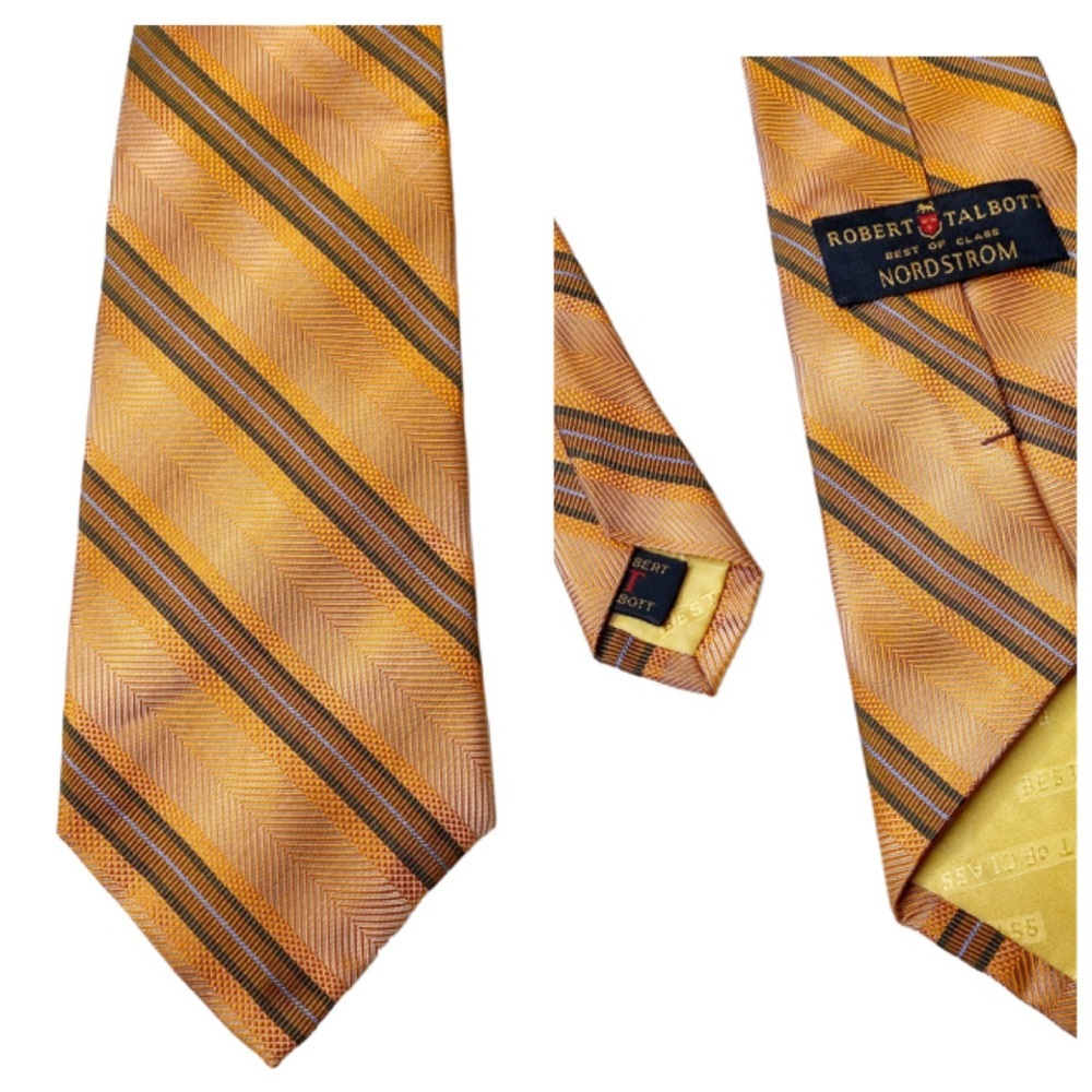 Robert Talbott Silk Nordstrom Best of Class Gold Tie